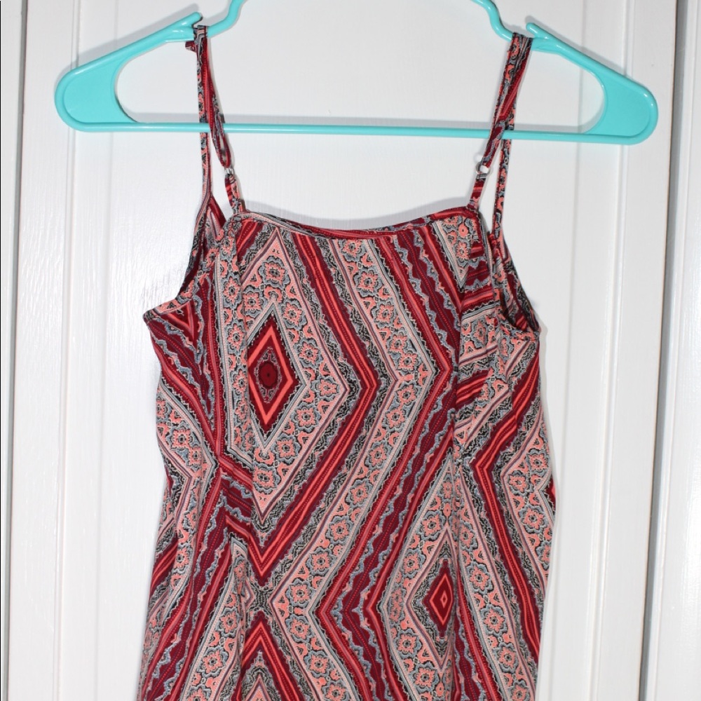 Hollister Tribal Red Patterned Tank